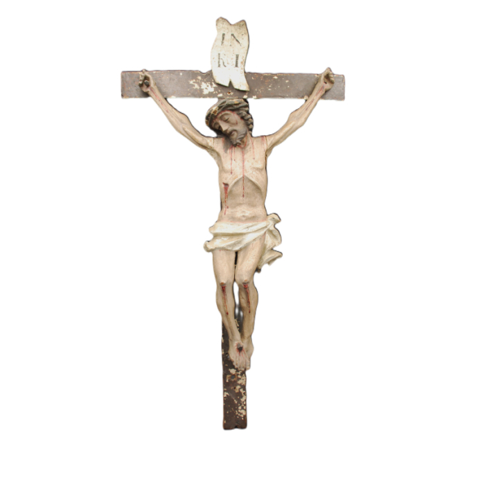Chrystus na krzyżu XIX w krucyfiks